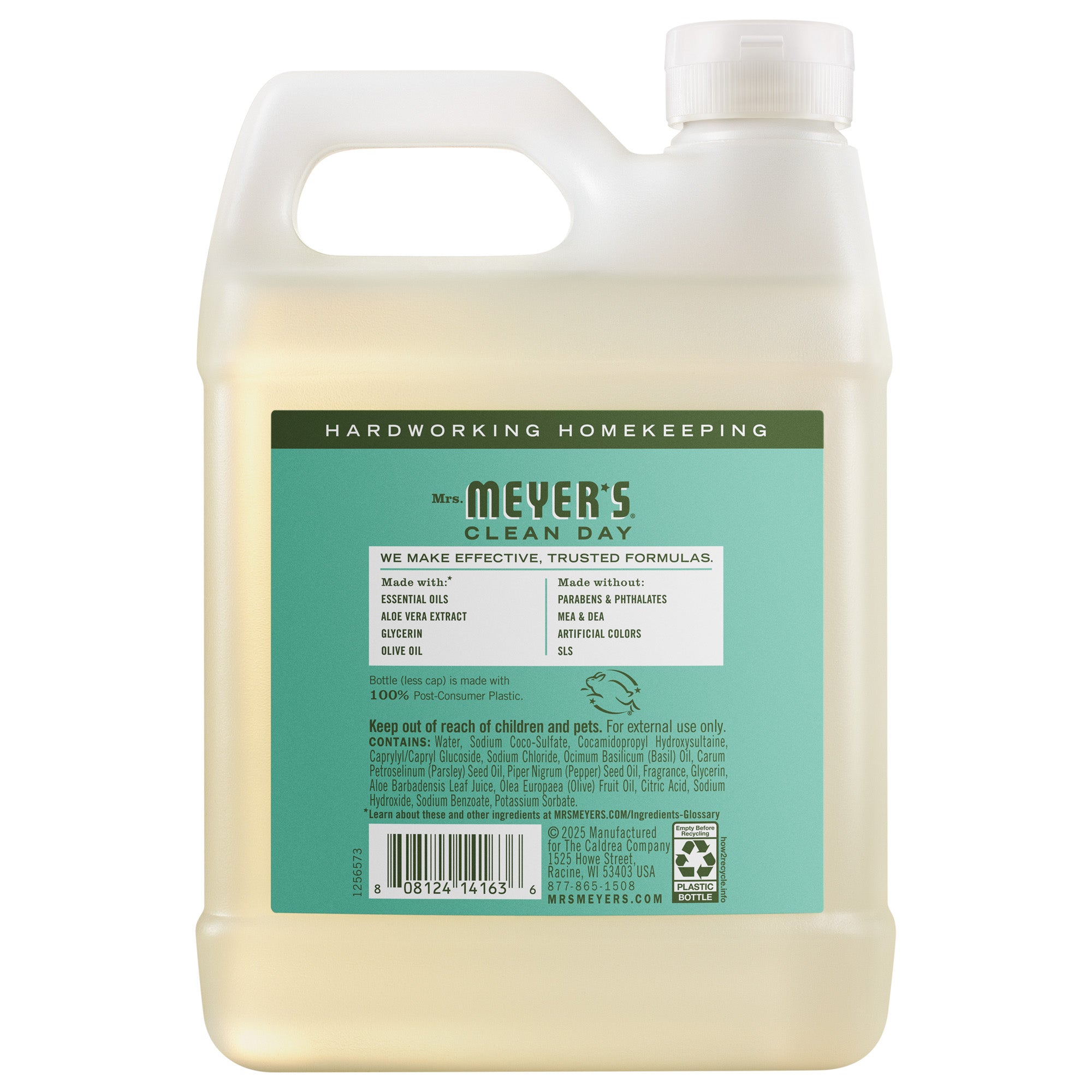 Basil Liquid Hand Soap Refill - Image 2